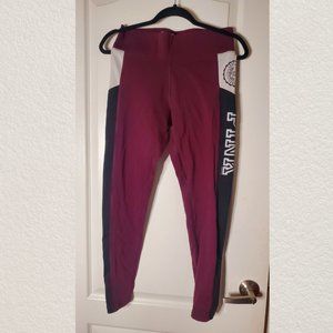 Pink Yoga Pants/Leggins Colorblock in Size M